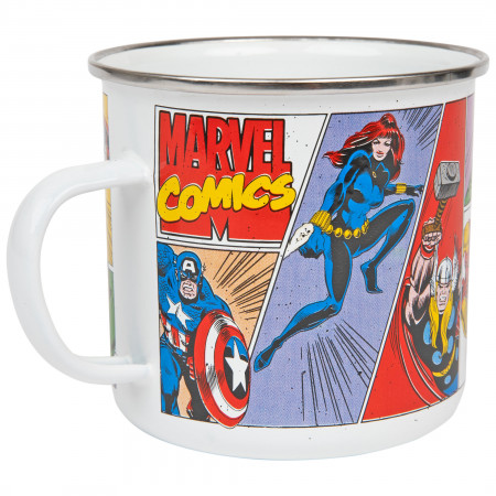 Marvel Comics Retro Vintage Panels 21oz Camper Mug